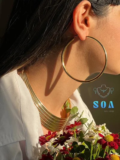 گوشواره حلقه بزرگ