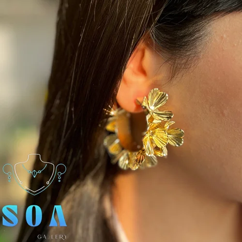 گوشواره شکوفه‌ی بهار کد 1