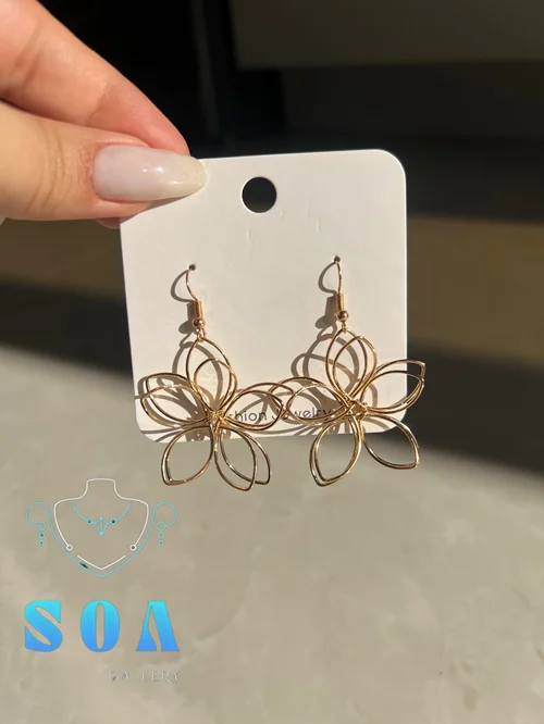 گوشواره طرح گل